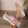 thumbnail image 6 of Willtoo Orthopedic Shoes for Women Slip on Walking Shoes Nurse Shoes Arch Support Wide Width Work Sneakers Pink 8 Wide, 6 of 6