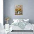 thumbnail image 3 of Farmhouse Sunflower Wall Art Rustic Flowers Cat Pictures Wall Decor Country Painting Just Breathe Canvas Print Framed Home Artwork For Living Room Bedroom Kitchen Office 12"x16", 3 of 6