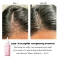 thumbnail image 4 of Saturday Skin Scalp + Hair Strengthening Peptide Treatment Overnight Serum Awakened Pepped Nourished Thicker Longer for Thin & Dry Hair Collagen Keratin (2.70 Fl. Oz.), 4 of 8