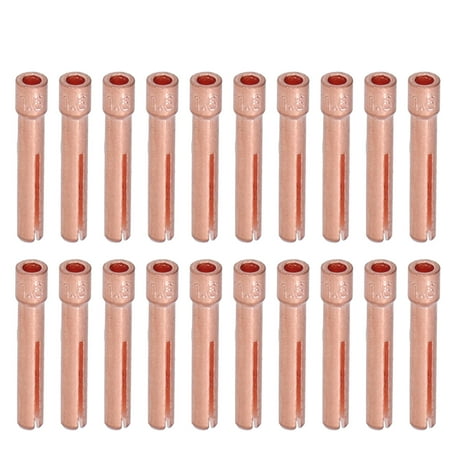 

20Pcs Collet 1.6mm Orifice Tungsten Electrode for QQ150 Welding Torch Accessories WP‑9F