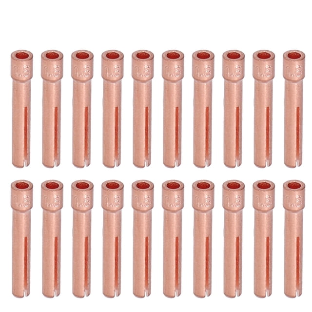 20Pcs TIG Collet 1.6mm Orifice Tungsten Electrode for QQ150 Welding Torch Accessories WP‑9F