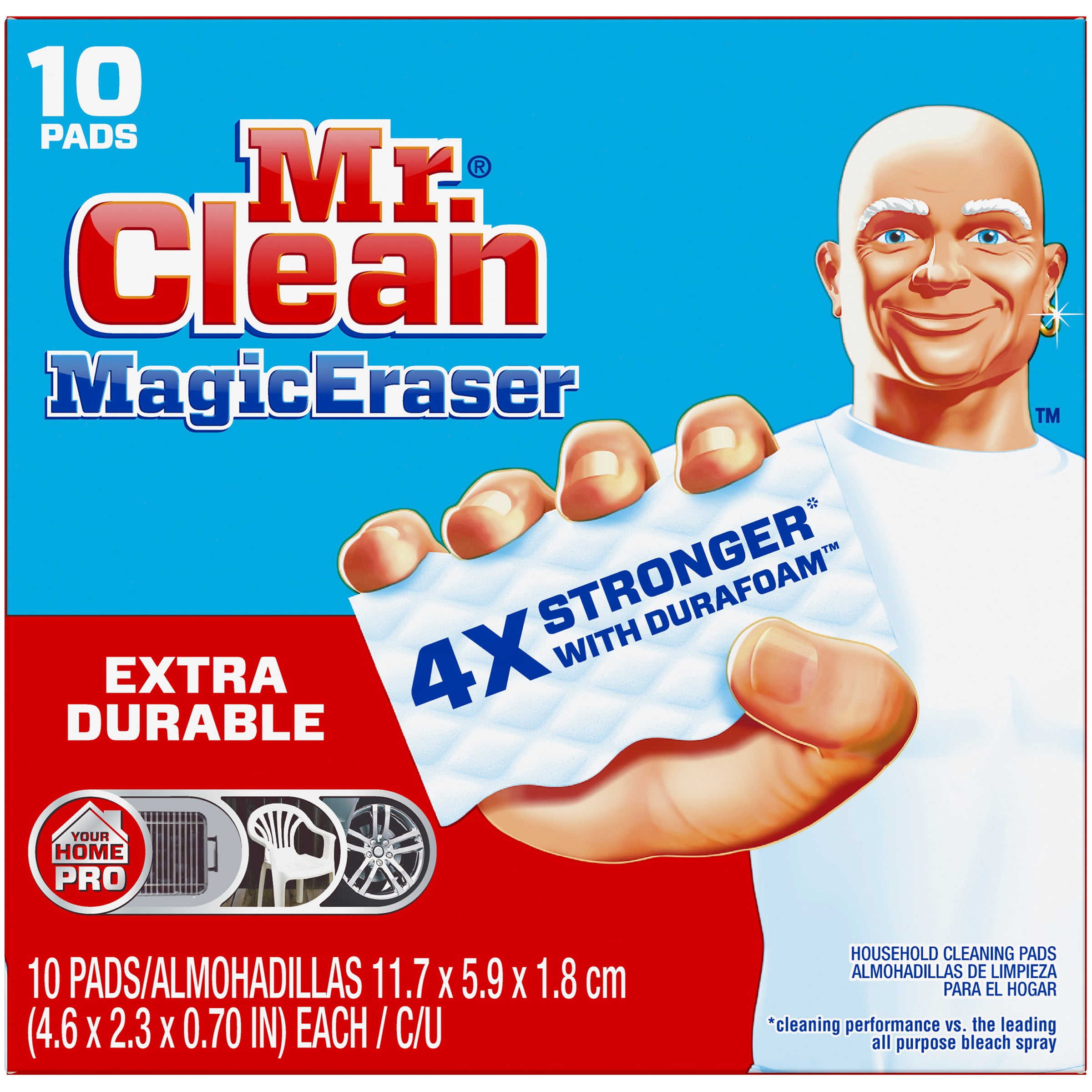 Swiffer Wet Jet With Mr. Clean Magic Eraser 10 Extra Power Cleaning Pads  37000817888