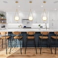 thumbnail image 7 of Modern Brass Glass Globe Pendant Lights Hanging Lamp Shade Chandelier Art Décor, 7 of 7