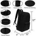 thumbnail image 2 of Mochila Moda West School 17 pulgadas para niños negra x24, 2 of 9