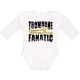 thumbnail image 3 of Inktastic Trombone Fanatic Boys or Girls Long Sleeve Baby Bodysuit, 3 of 5