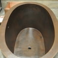 thumbnail image 5 of Novatto NBT-DAK Antique Copper 64" x 36" Freestanding Bathtub, 5 of 6