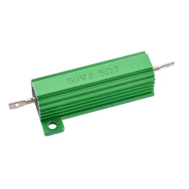 Uxcell 25W 200 Ohm Aluminum Clad Wirewound Resistors - 5pcs, Yellow, For Heat Sink Mounting