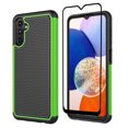thumbnail image 1 of for Samsung Galaxy A14 5G Case, Dual Layer Protective Heavy Duty Cell Phone Cover Shockproof Rugged with Non Slip Textured Back - Military Protection Bumper Tough - 2023, 6.6inch ( Black ), 1 of 7