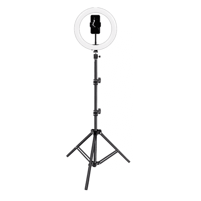 Lampara Aro De Luz Led De 10 Pulgadas Con Tripie Portatil
