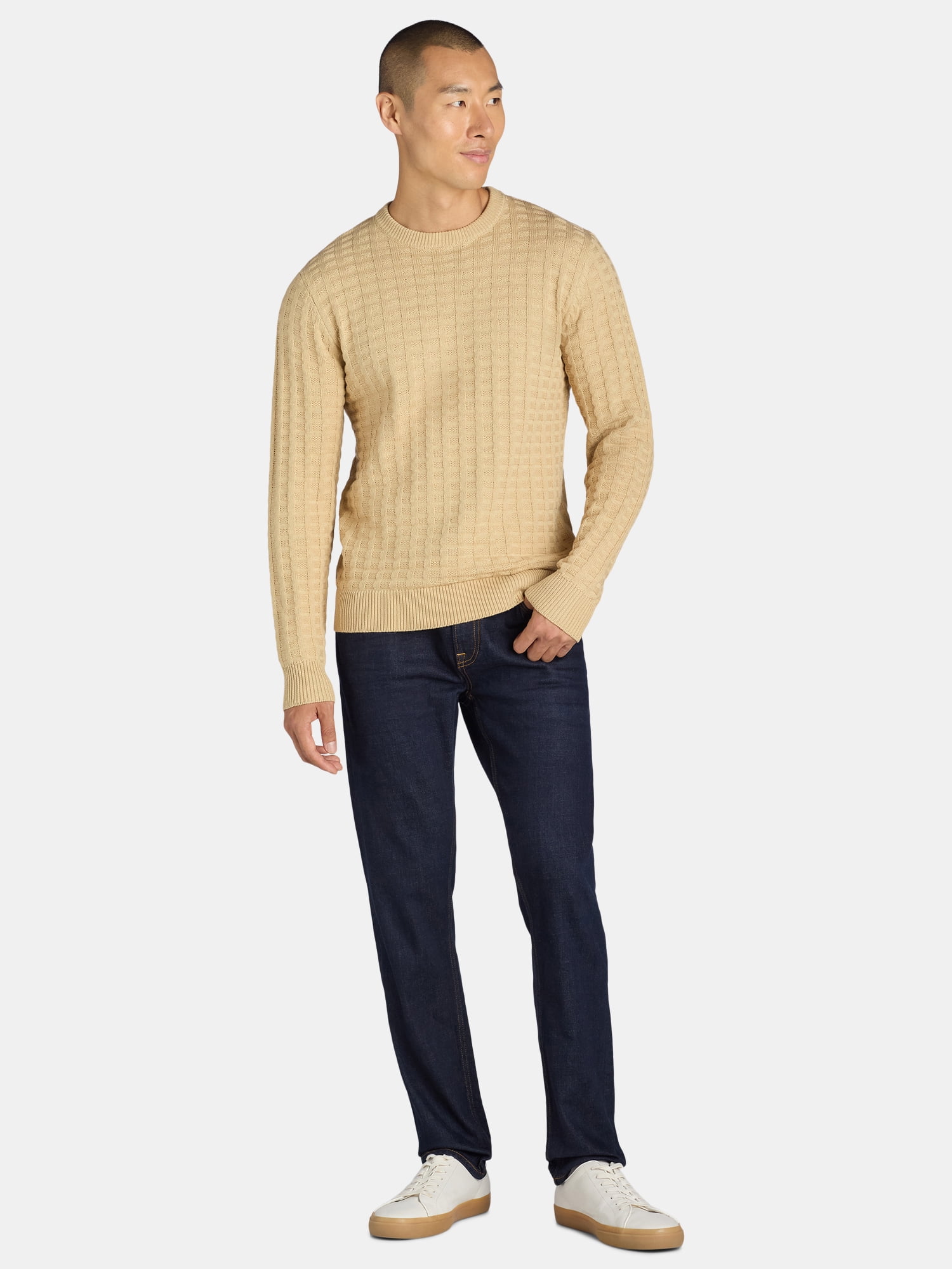 Tribekka 44 Men's Textured Crewneck Sweater, Sizes XS-3XL