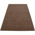 thumbnail image 2 of modern plush solid brown color rug, indoor/outdoor mat, area rugs great for kids, pets, living room, made in usa, 1.5' x 2.25' rectangle - set of 3, 2 of 2