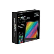 Merkury Innovations LED Matrix Pixel Night Light Display with New Upgraded App Matrix Panel Plus