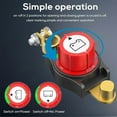 thumbnail image 2 of Top Post Battery Disconnect Switch 12v,Battery Kills Negative on/Off 12-48V for Cars By EKIDAZB, 2 of 8