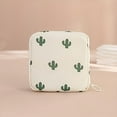 thumbnail image 4 of White Sanitary Pad Storage Pouch, Compact Discreet Feminine Care Organizer, Portable Waterproof Bag for Sanitary Pads, Makeup and Small Essentials, Perfect for Purse, Office, Travel & Daily Use, 4 of 9