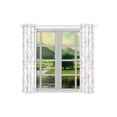 thumbnail image 3 of CADecor Watercolor Pattern Unicorns Window Curtain Window Treatments Kitchen Curtains 26x39 inches, 2 Pieces, 3 of 3