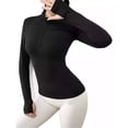 thumbnail image 1 of Playera Blusa Deportiva Gym Casual Manga Larga Mujer Elastic, 1 of 7