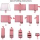 thumbnail image 5 of Manta de picnic impermeable roja de 200 x 200 cm, ligera y lavable, tapete de picnic a cuadros con asa, adecuada para senderismo, campamentos al aire libre, parque., 5 of 5