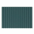 thumbnail image 1 of Blue Cutting Board, Wire Inspired Floral Like Image Thick Crossed Horizontal Lines Image, Decorative Tempered Glass Cutting and Serving Board, Small Size, Slate Blue and Pale Blue, by Ambesonne, 1 of 1