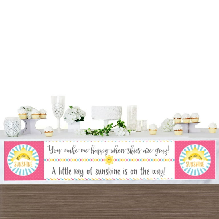 Sunshine Baby Shower Giant Party Banner