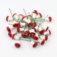 thumbnail image 4 of EeaseMX 10 mini hongos para decorar el jardín, macetas, bonsáis y micropaisaje (rojos), 4 of 7