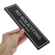 thumbnail image 5 of HAMPPLIES 1Jgo Cartel Decorativo Resistente De No Solicitar En Negro Para Puertas De Hogar Y, 5 of 6