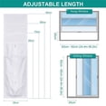 thumbnail image 6 of Zipper Screen Door Seal for Portable Air Conditioner and Tumble Dryer– Works with Every Mobile Air Conditioning-Air Exchange Guards with Zip and Adhesive Faster, 6 of 12