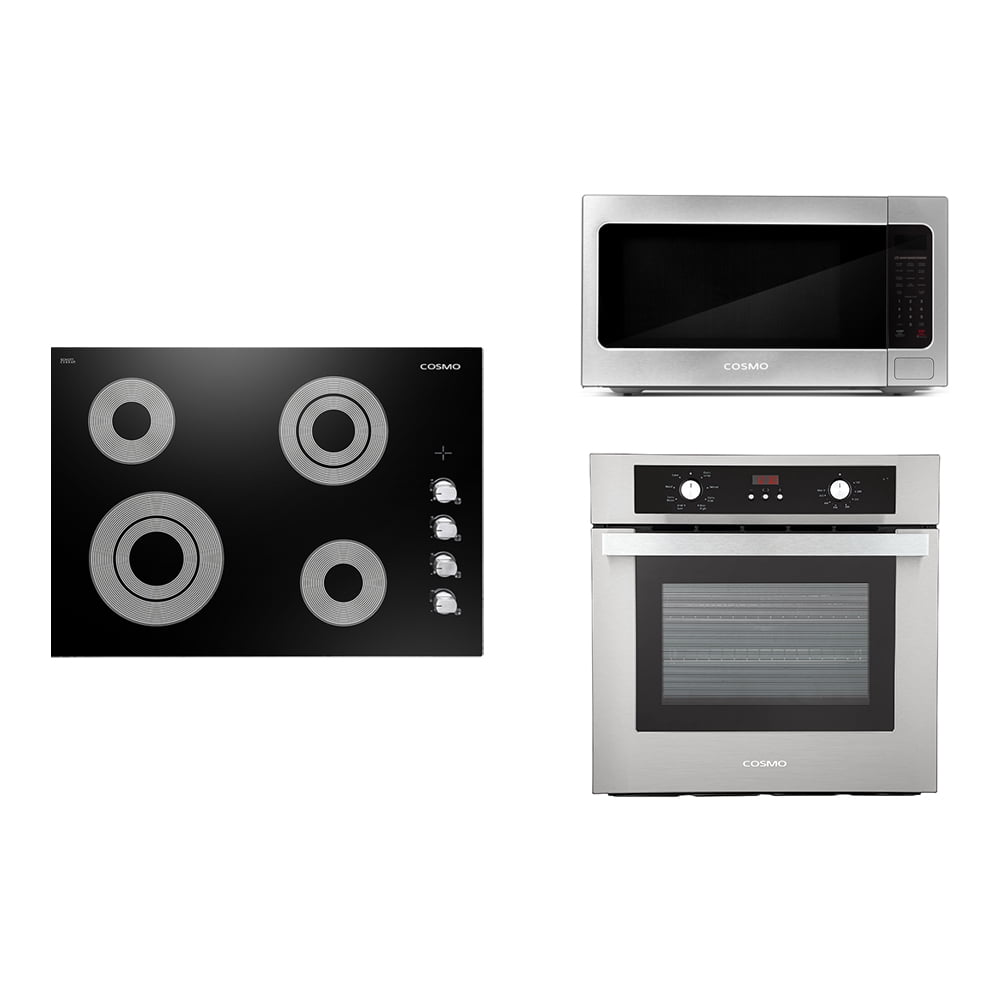 Cosmo 3 Piece Kitchen Appliance Package With 30\
