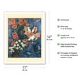 thumbnail image 2 of The Lovers - From an Original Color Painting by Marc Chagall c.1937 - Fine Art Matte Paper Print (Unframed) 11x14in, 2 of 4