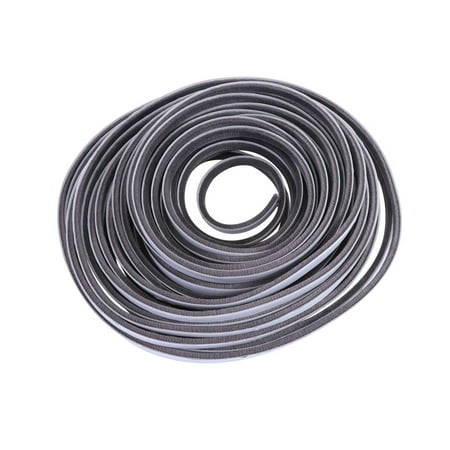 

1 Roll 9x5mm Self-adhesive Doors Windows Sealing Strip Simple Practical Sound Insulation Waterproof Sealing Adhesive Tape for Bedroom Living Room Dining Room