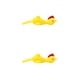 thumbnail image 3 of Tholdsy Eyección Chick Material TPR Juguetes divertidos Elástico Lanzamiento volador Pollo amarillo Sticky Juguete Dedo Type1 NO1, 3 of 6