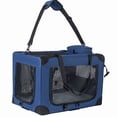 thumbnail image 6 of UPLLX 28" Collapsible Dog Crate with Wheels, 3-Door Rolling Pet Carrier, Foldable Travel Kennel, 6 of 7