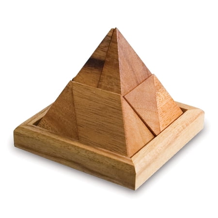 Pyramid Puzzle- Wooden Tactile Brainteaser price history on PriceWatchPro