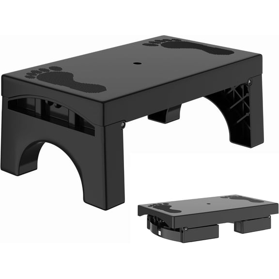 Step Stool Foldable for Adults , Heavy Duty Non-Slip Folding Stepping Stool with 400-LBS Capacity