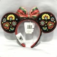 thumbnail image 2 of Disney Parks Epcot World Coco Floral Embroided Ears Headband, 2 of 2