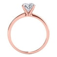 thumbnail image 4 of Mauli Jewels 0.50 Carat Round Diamond ( I-J/ I1-I2 ) Prong Set Solitaire Ring In 10K Solid Rose Gold, Ring Size 8.5, 4 of 6