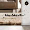 thumbnail image 2 of Jaipur Art And Craft Beige Runner Reversible Braided Jute Area Rug for Living Room (2.6x10 Sq ft), 2 of 6