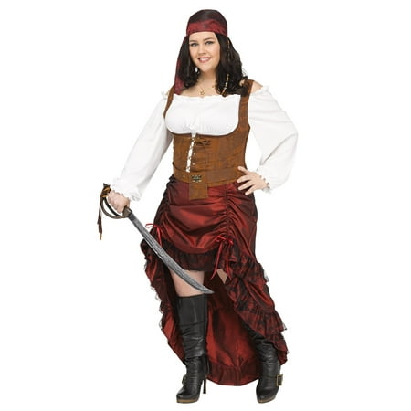 Pirate Queen Women's Plus Halloween Costume