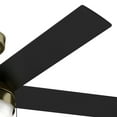 thumbnail image 7 of Hunter Claudette 52 Led Claudette 52" 5 Blade Led Indoor Ceiling Fan - Nickel, 7 of 7