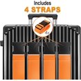 thumbnail image 2 of Luggage Straps Travel Straps 4 Pack (Orange), 2 of 4