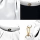 thumbnail image 3 of Bolso bandolera mini para mujer, bolso de mano clásico blanco, 3 of 5