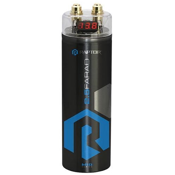 Raptor R4CAP Mid Series 2.5 Farad Capacitor - Digital Top