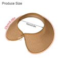 thumbnail image 3 of Breathable Paper Straw Sun Hat for Women Offering Superior Sun Protection for All Ages White, 3 of 4