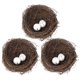 thumbnail image 1 of Sets Artificial Rattan Bird Nest Easter Eggs Nest Handmade Nest Easter Ornaments, 1 of 6