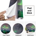 thumbnail image 4 of Peel and Stick Wallpaper Mixed dancing Jokulsarlon lagoon Iceland Modern Art Wall Mural Decor Self Adhesive and Removable 69in x 98in, 4 of 8