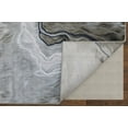 thumbnail image 5 of Feizy Gaspar Modern Abstract, Taupe/Gray/Blue, 1'6" x 1'6" Swatch Easy Care Fade Resistant Stain Resistant Industrial Watercolor Design Carpet for Living Dining Bed Room, 5 of 8