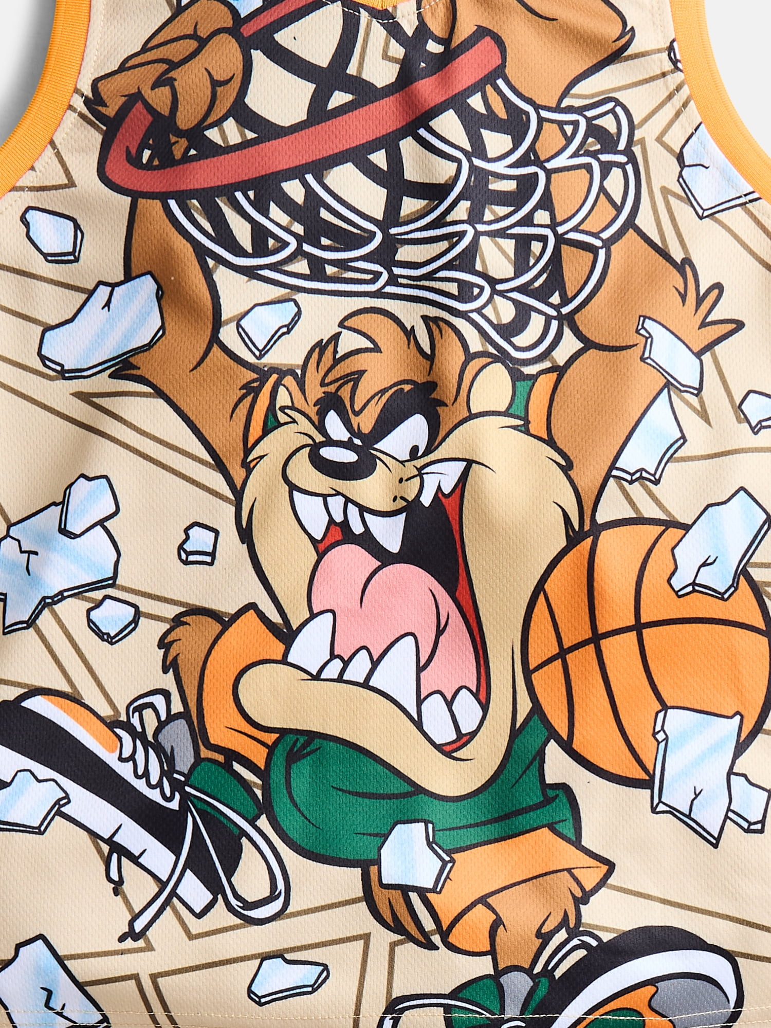 Looney Tunes Boys Basketball Jersey and Matching Shorts Set, 2-Piece, Sizes 4-12
