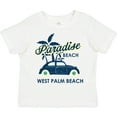 thumbnail image 3 of Inktastic Paradise Beach in West Palm Beach with Palm Trees and Car Boys or Girls Toddler T-Shirt, 3 of 5