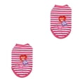 thumbnail image 2 of Chalecos a rayas Methold ropa para cachorros medianos Rosa roja L 2piezas, 2 of 6