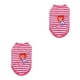thumbnail image 4 of Greeniant Chalecos a rayas con letras para mascotas camisetas con absorción de sudor Rosa roja XS 2piezas, 4 of 6