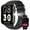 Black, variant on Smart Watch 1.85" HD Touchscreen Fitness Tracker, Bluetooth Notifications/Calls, IP68 Waterproof, 120+ Sport Modes, Bluetooth Call/Voice Assistant Fits for Android iOS (Black) for Perfect Gift